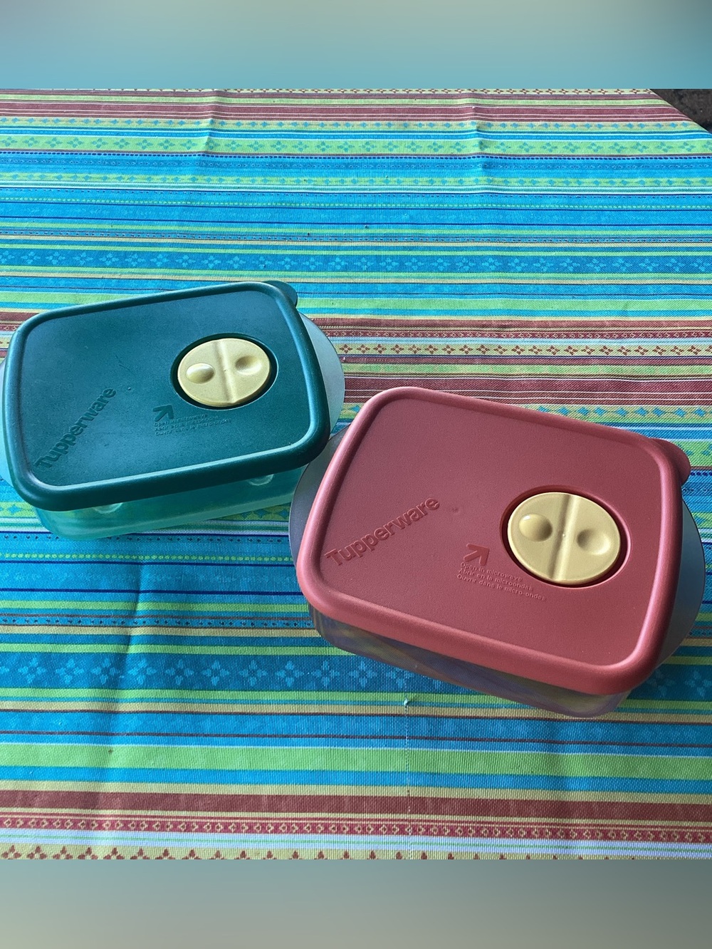 Tupperware Rock ‘N Serve Microwave Containers - set of two